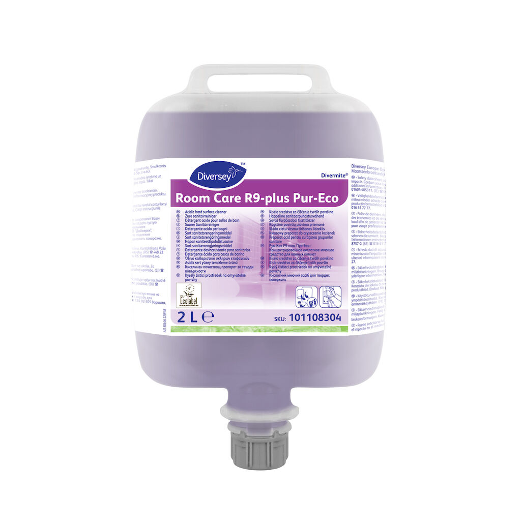Room Care R9-plus Pur-Eco 2x2L - Preparat acid pentru curățarea grupurilor sanitare - concentrat